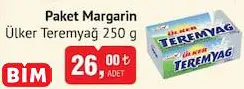 ÜLKER TEREMYAĞ PAKET MARGARİN 250 G ÜLKER TEREMYAĞ PAKET MARGARİN 250 G